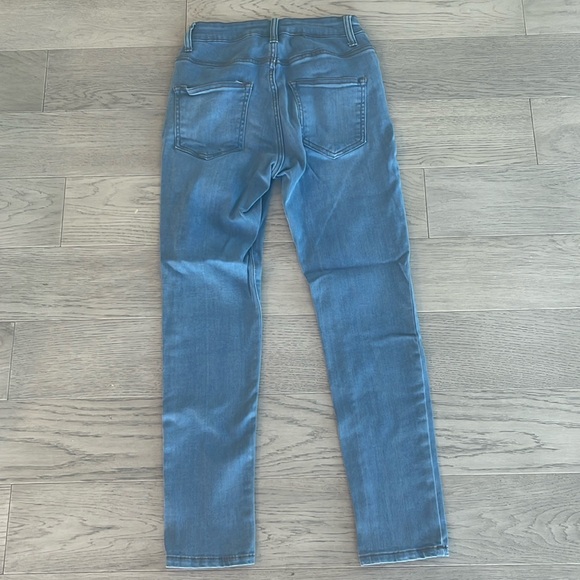 American Bazi Light Wash Skinny Jeans Size 7 - Picture 3 of 7